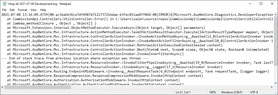 Configure NLog In .NET Core Application - Programming In CSharp