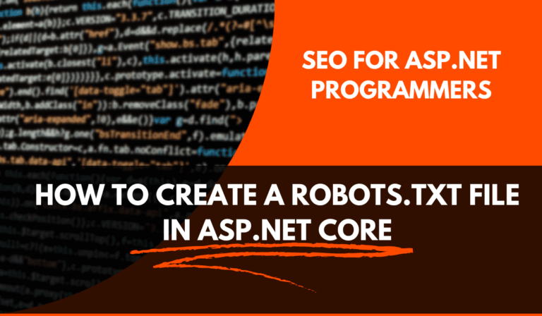 SEO tips for ASP.NET programmers